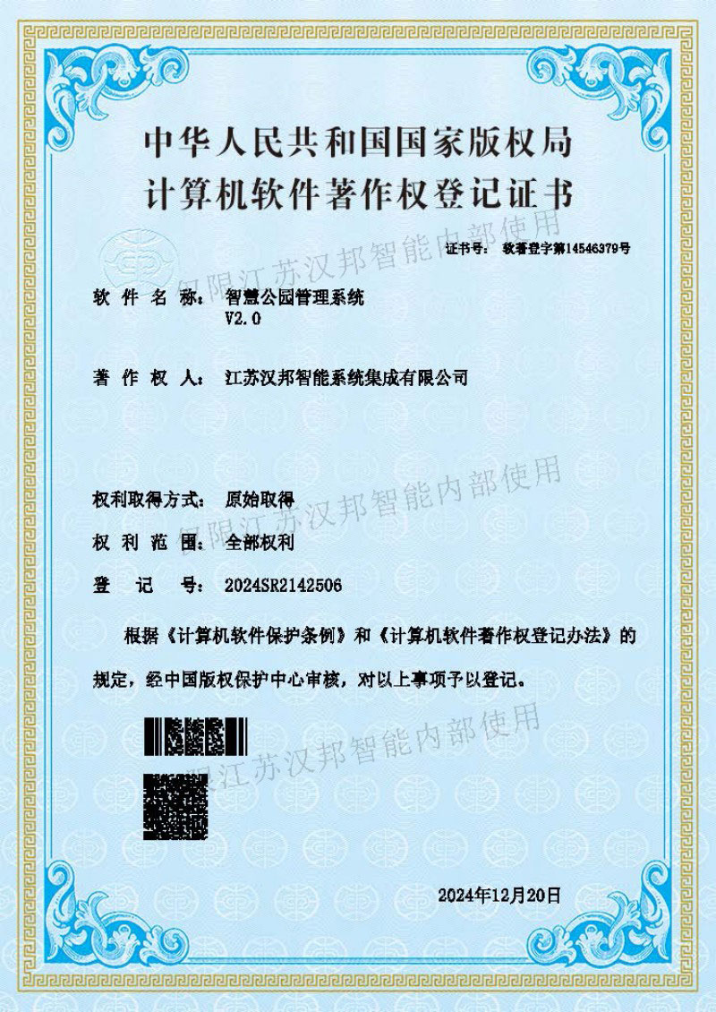 智慧公园管理系统