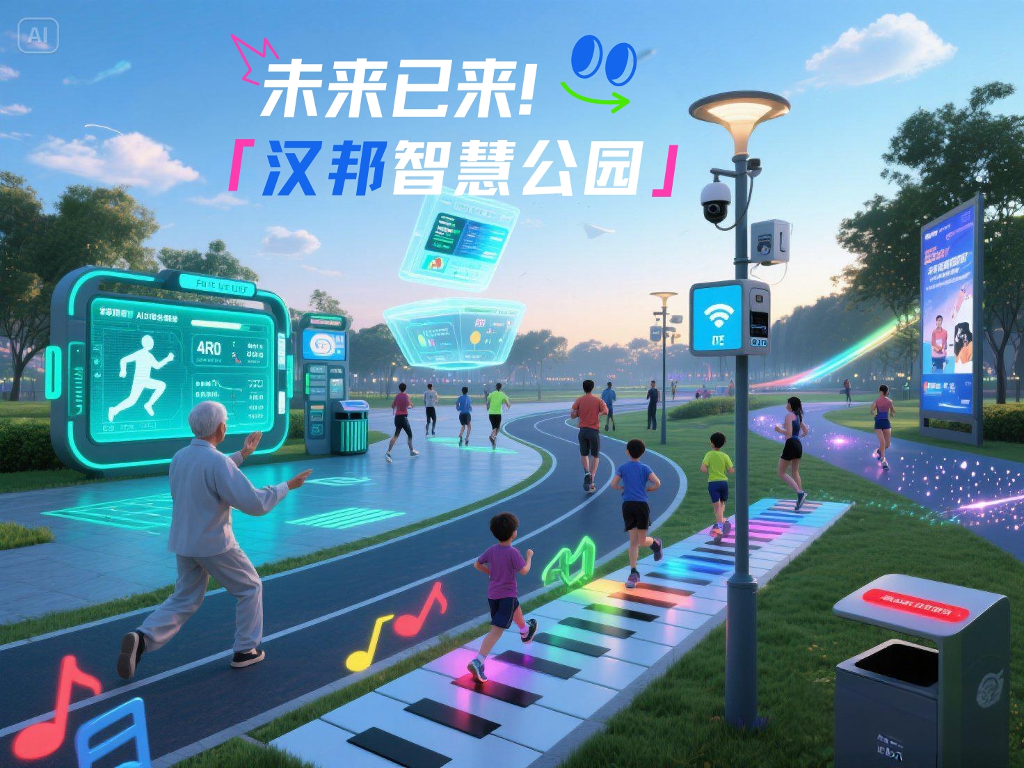未来已来！汉邦智能带你解锁智慧公园新玩法