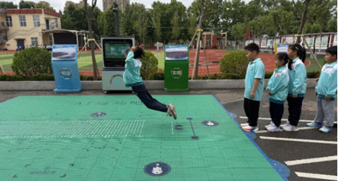 AI赋能新体育，活力校园正当时！济南市鲁矿第一小学智慧操场上线